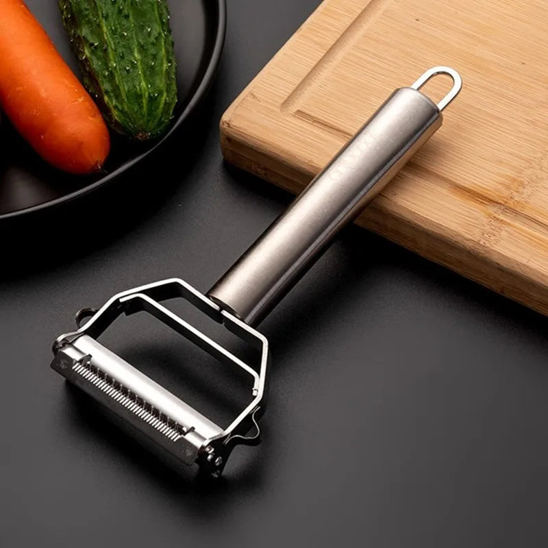 Stainless Steel Kitchen Peeler - Multi-Function Vegetable & Fruit Planer