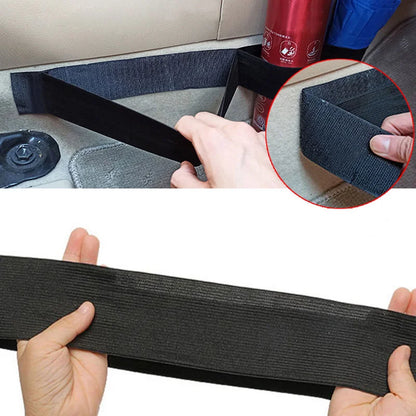 Car Trunk Storage Fixed Belt Nylon Fire Extinguisher Storage Fixing Belt Loop Strap Black Trunk Organizer Strap Car Accessories